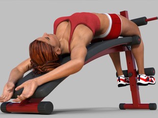 FM Gym: Sit-Up Benches & Poses